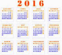 Calendari 2016